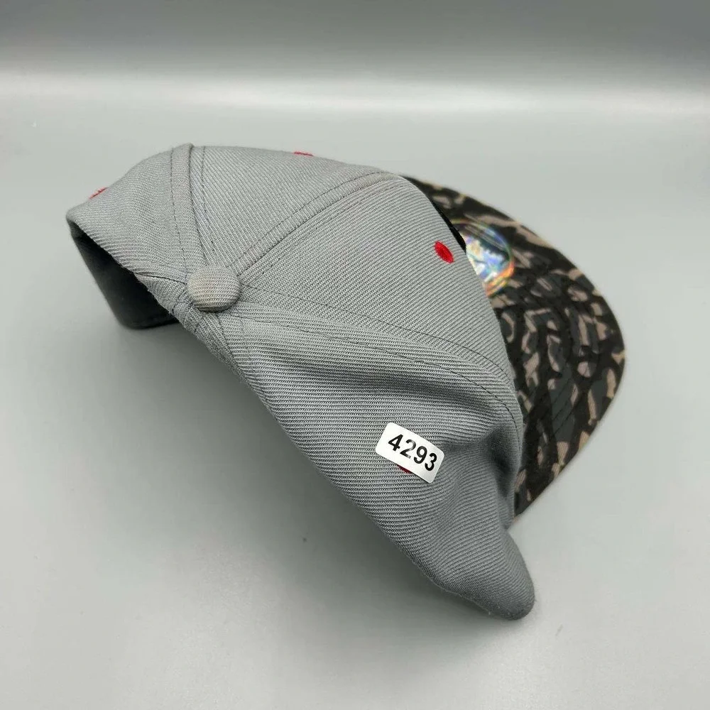 Air Jordan Hat Men Gray Cement Elephant Embroidered Jumpman‎ Snap Back Cap